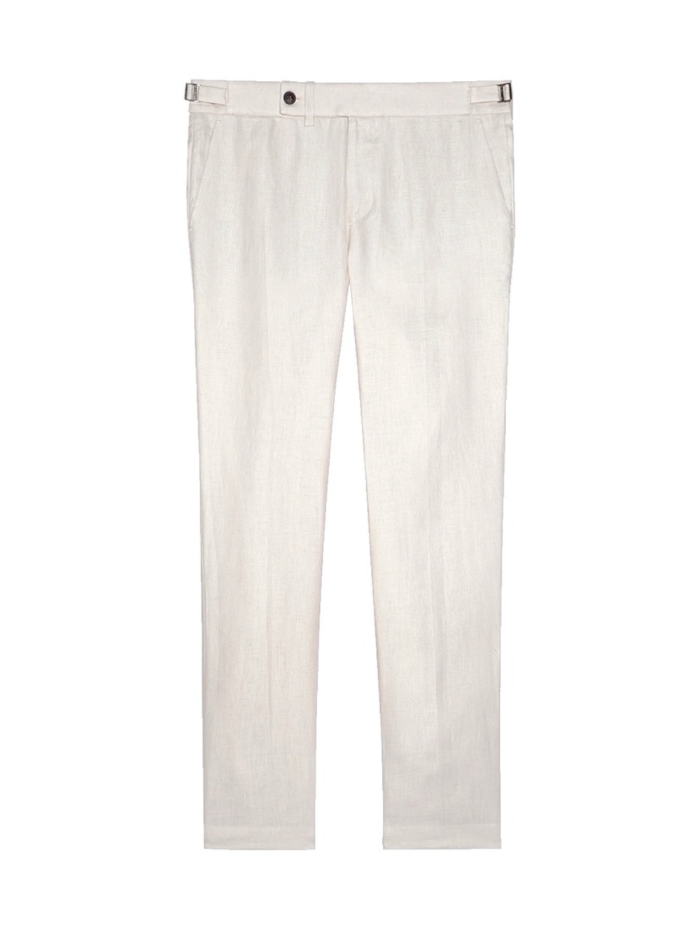 Barthelemy Cayes Linen Pants II Size 36 Ivory
